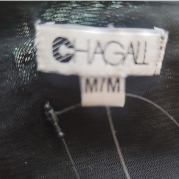 NWT Melanie Lyne Textured Sequins Chiffon Long Sleeve Top  Size Medium - Picture 11 of 13